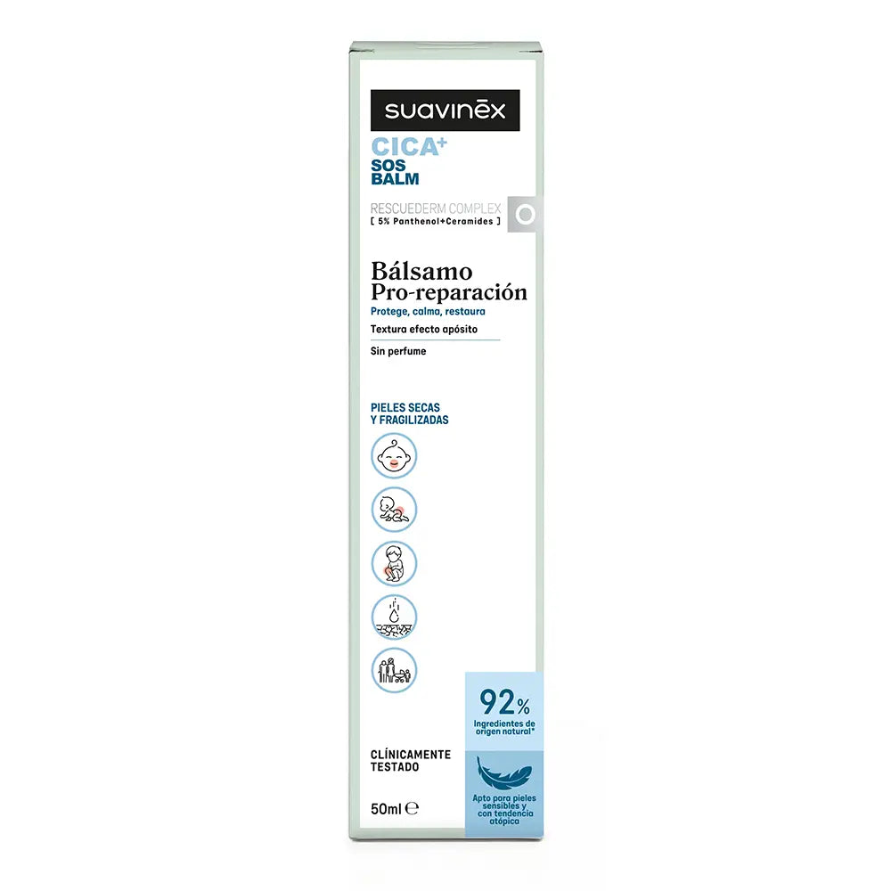SUAVINEX-CICA+ SOS BALM bálsamo pró-reparador 50 ml.-DrShampoo - Perfumaria e Cosmética