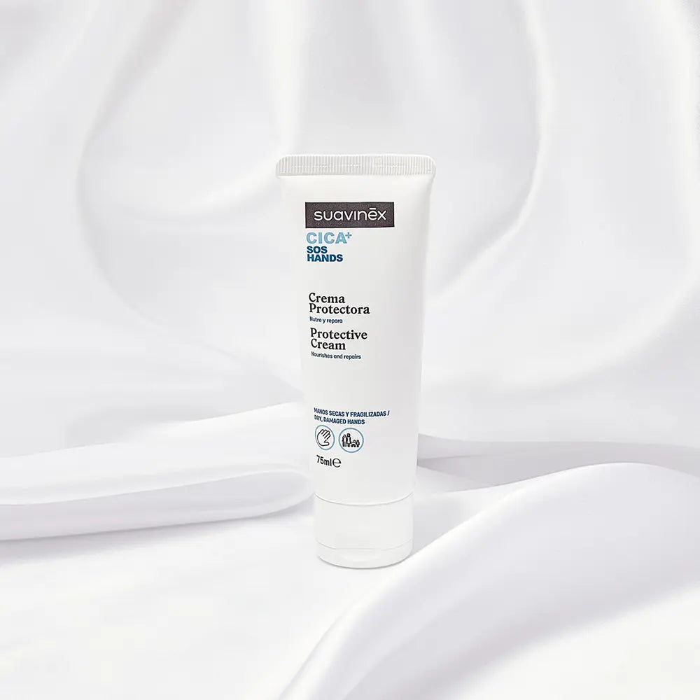 SUAVINEX-Creme protetor para mãos CICA+ SOS 75 ml.-DrShampoo - Perfumaria e Cosmética