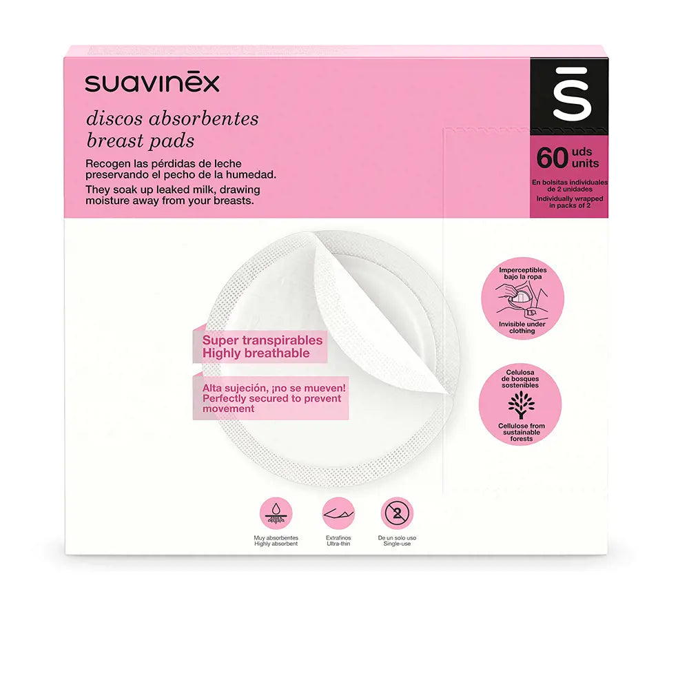 SUAVINEX-DISCOS DE PROTEÇÃO nature 60 u-DrShampoo - Perfumaria e Cosmética