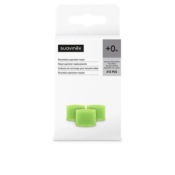 SUAVINEX-ESPONJAS DESCARTÁVEIS SUBSTITUTIVAS PARA ASPIRADOR NASAL 12 UNIDADES-DrShampoo - Perfumaria e Cosmética Imagem principal do produto