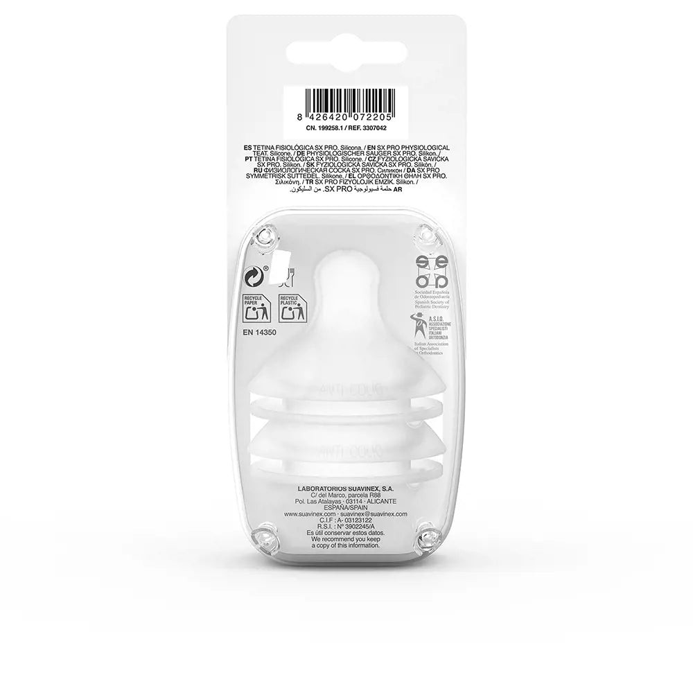 SUAVINEX-NIPPLE de silicone de fluxo fisiológico L 2 u-DrShampoo - Perfumaria e Cosmética