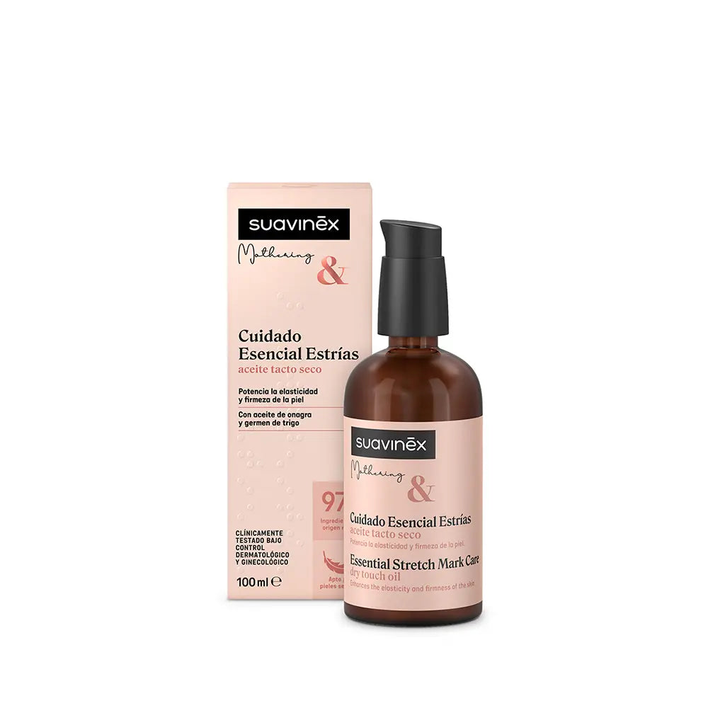 SUAVINEX-Óleo essencial para cuidados durante a maternidade para estrias toque seco 100 ml.-DrShampoo - Perfumaria e Cosmética