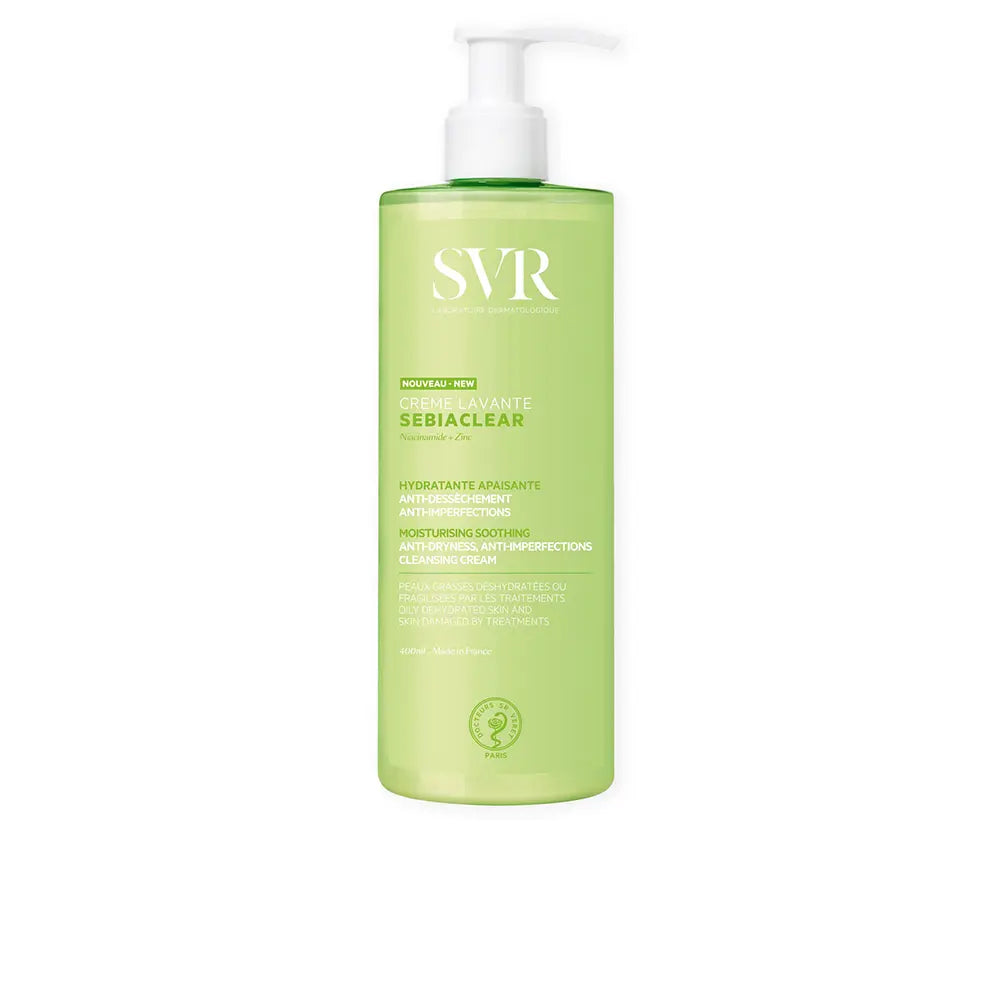 SVR-Creme de limpeza SEBIACLEAR 400 ml-DrShampoo - Perfumaria e Cosmética