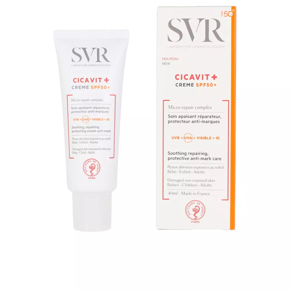 SVR LABORATOIRE DERMATOLOGIQUE-CICAVIT+ creme SPF50+ 40 ml-DrShampoo - Perfumaria e Cosmética