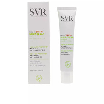 SVR LABORATOIRE DERMATOLOGIQUE-SEBIACLEAR creme SPF50 50ml-DrShampoo - Perfumaria e Cosmética Image principale du produit