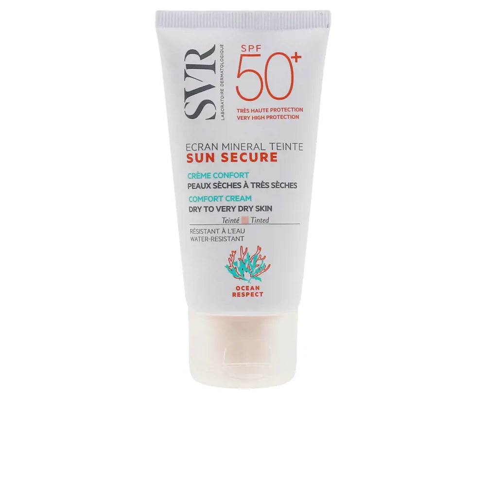 SVR LABORATOIRE DERMATOLOGIQUE-SUN SECURE ecran mineral teinte peaux sèches SPF50+-DrShampoo - Perfumaria e Cosmética