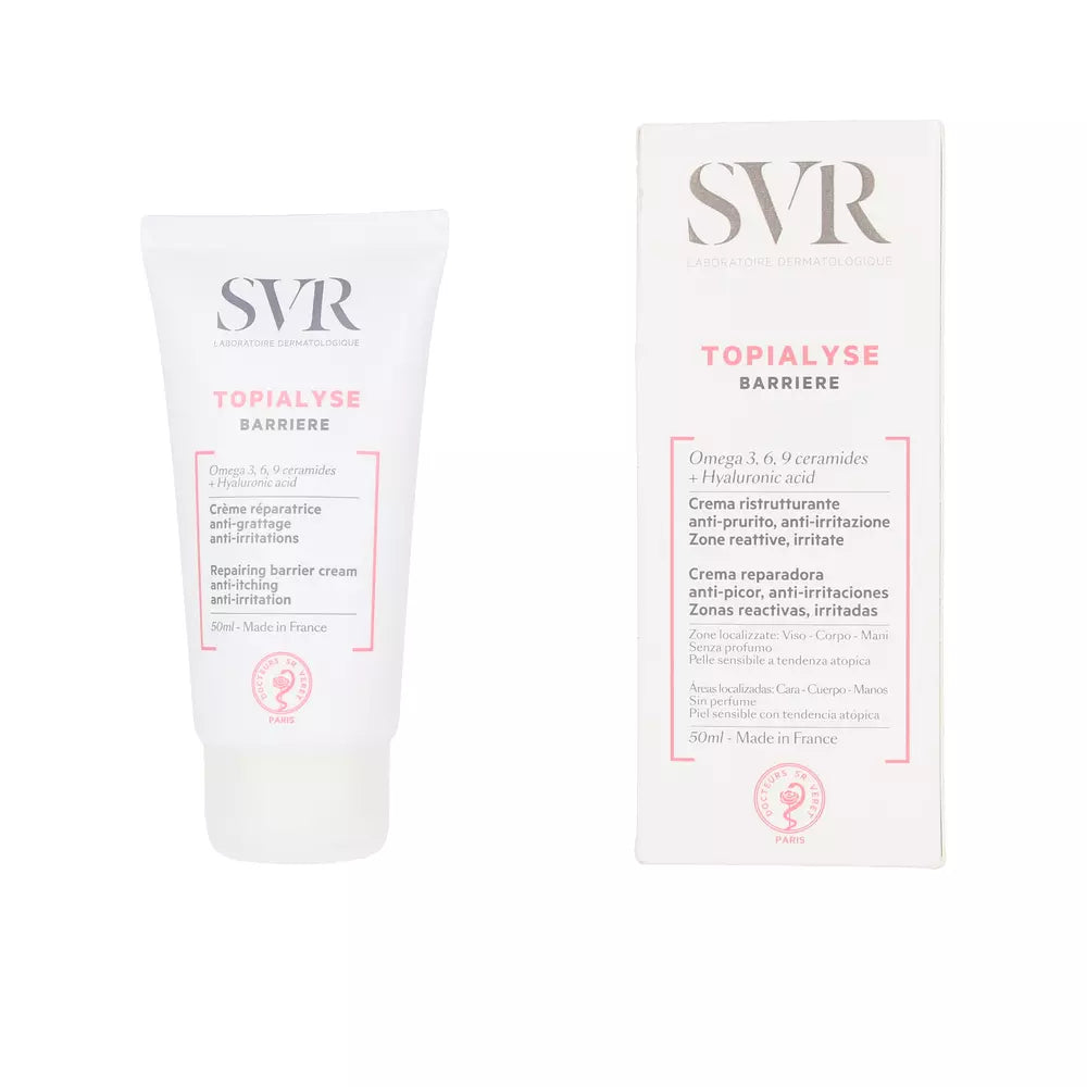 SVR LABORATOIRE DERMATOLOGIQUE-TOPIALYSE creme barreira 50 ml-DrShampoo - Perfumaria e Cosmética