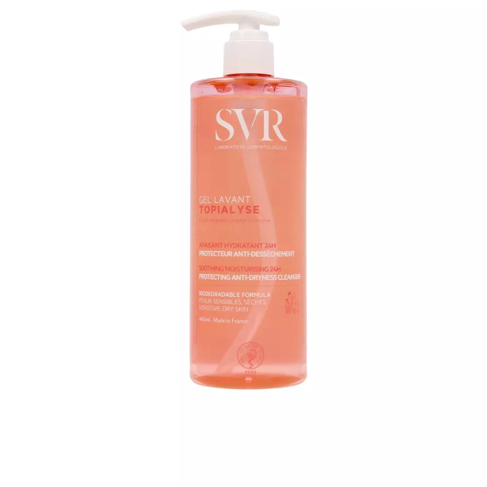 SVR LABORATOIRE DERMATOLOGIQUE-TOPIALYSE gel de lavagem 400 ml-DrShampoo - Perfumaria e Cosmética