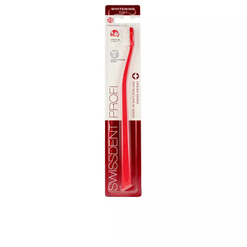 SWISSDENT-WHITENING CLASSIC escova de dentes vermelha-DrShampoo - Perfumaria e Cosmética Imagem principal do produto
