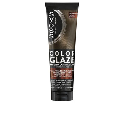 SYOSS-COLOR GLAZE máscara de cor matificante com efeito laminado #Marrom 130 ml-DrShampoo - Perfumaria e Cosmética