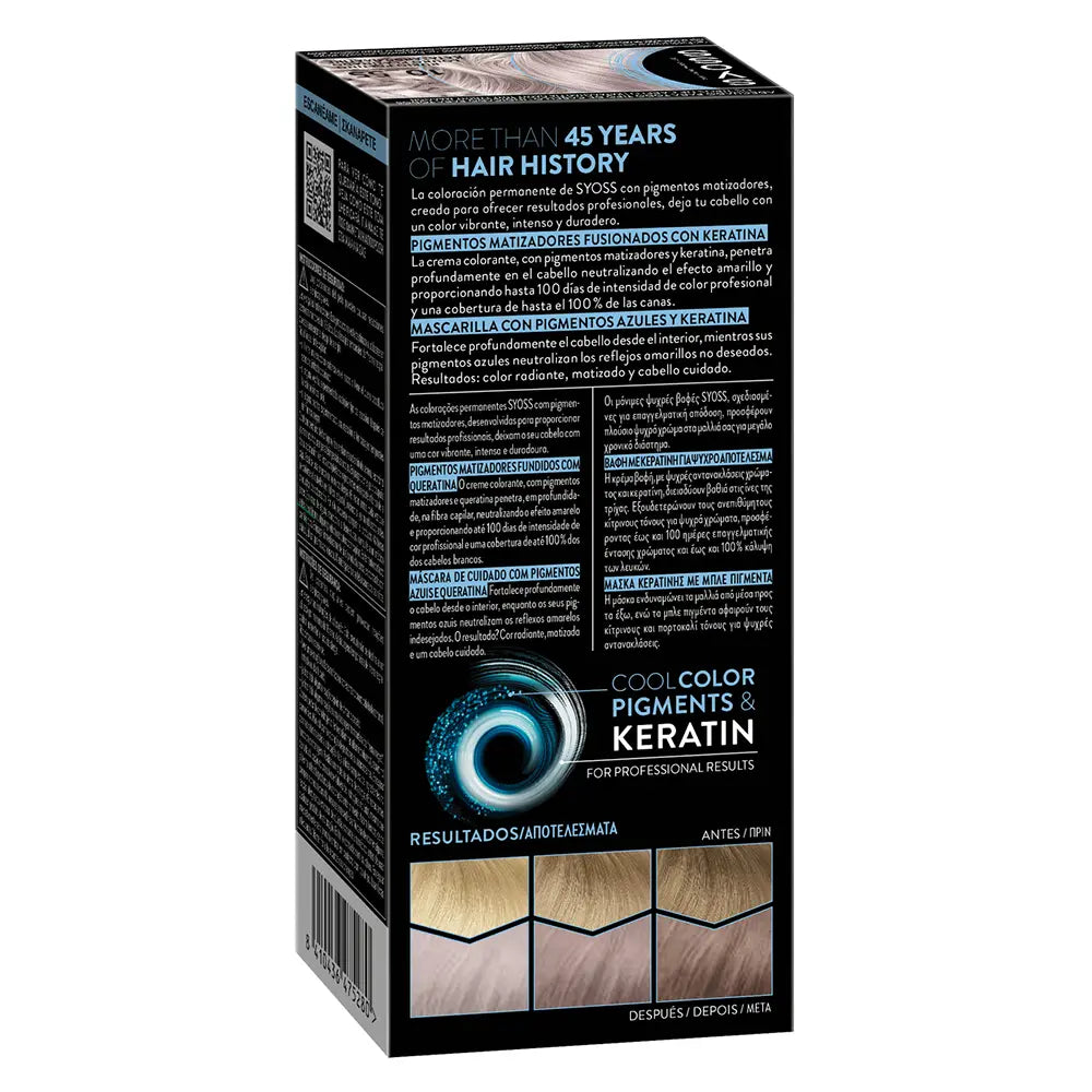 SYOSS-COR PERMANENTE 1055 Rubio Platino 1 u.-DrShampoo - Perfumaria e Cosmética