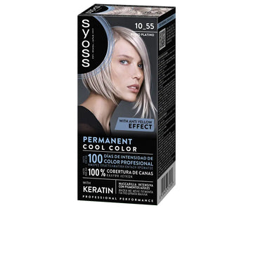 SYOSS-COR PERMANENTE 1055 Rubio Platino 1 u.-DrShampoo - Perfumaria e Cosmética Image principale du produit