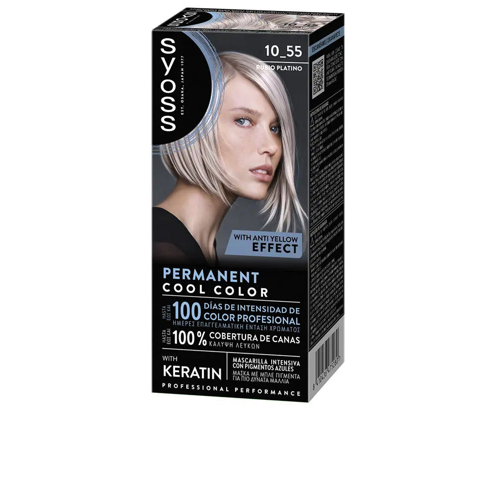 SYOSS-COR PERMANENTE 1055 Rubio Platino 1 u.-DrShampoo - Perfumaria e Cosmética