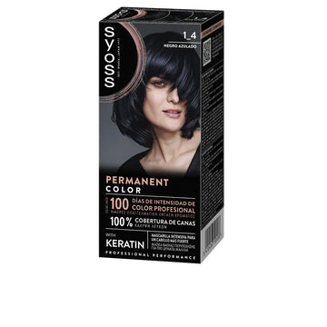 SYOSS-COR PERMANENTE 14 Negro Azulado 1 u.-DrShampoo - Perfumaria e Cosmética Image principale du produit