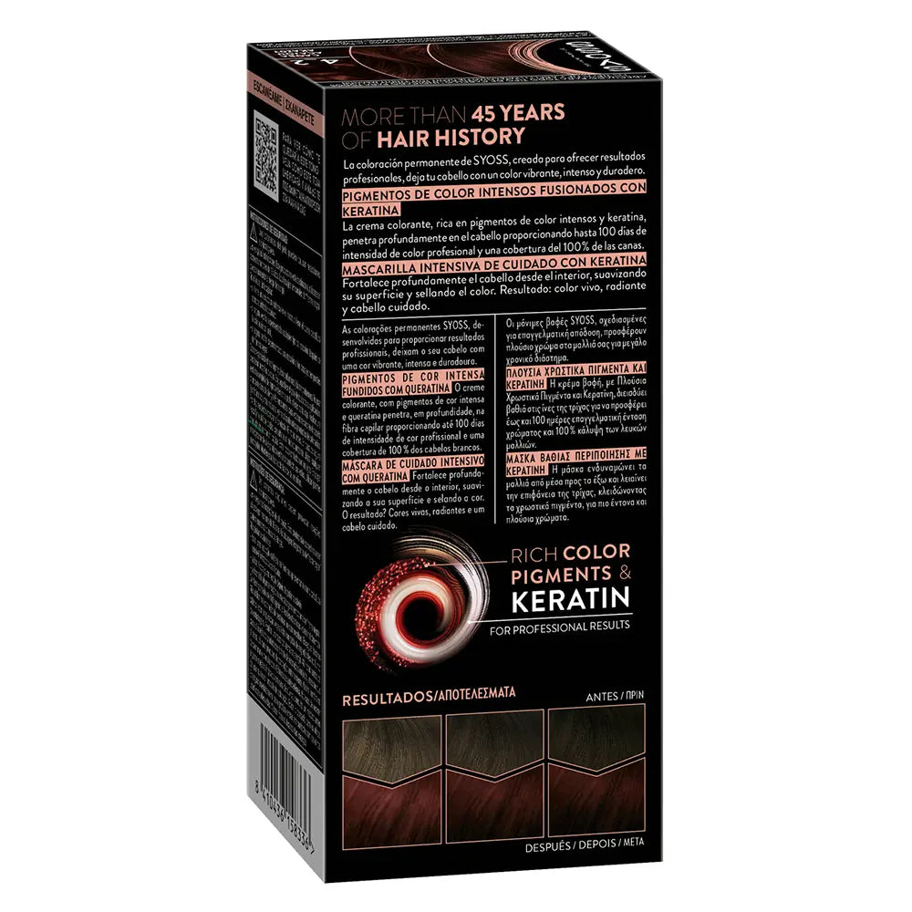 SYOSS-COR PERMANENTE 42 Caoba 1 u.-DrShampoo - Perfumaria e Cosmética