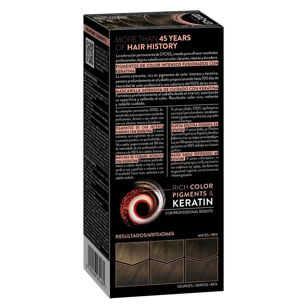 SYOSS-COR PERMANENTE 51 Castano Claro 1 u.-DrShampoo - Perfumaria e Cosmética