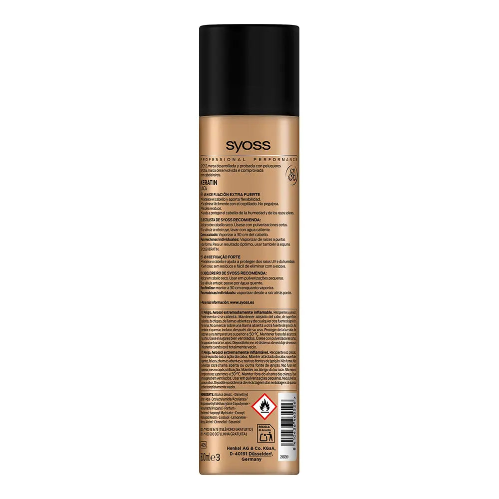 SYOSS-Laca de Queratina 300 ml-DrShampoo - Perfumaria e Cosmética