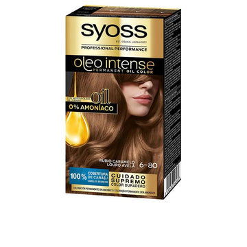 SYOSS-OLIO INTENSE cor de cabelo sem amônia 680 caramelo loiro 5 pz-DrShampoo - Perfumaria e Cosmética Imagen principal del producto