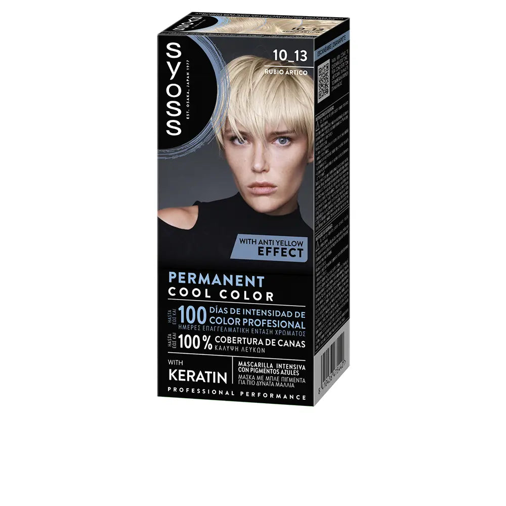 SYOSS-PERMANENT COOL COLOR 1013 Artic Blonde 1 u.-DrShampoo - Perfumaria e Cosmética