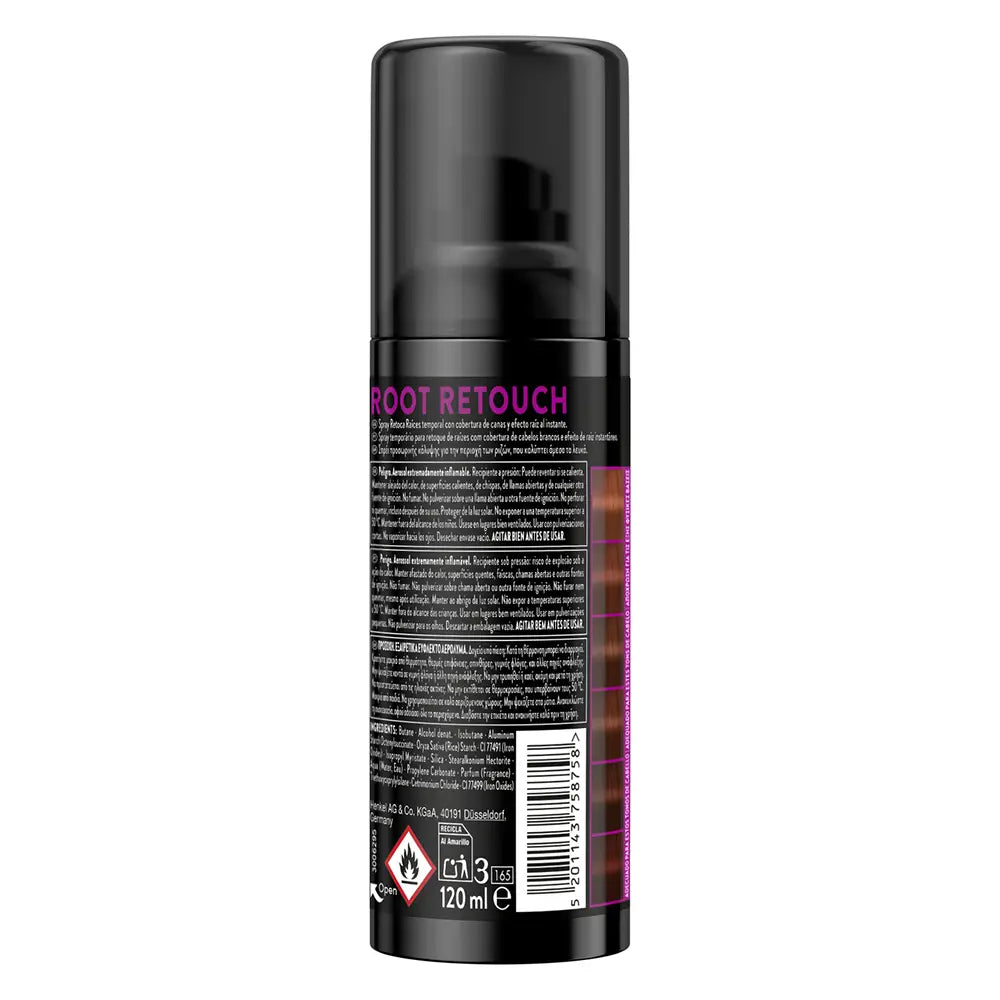 SYOSS-SPRAY DE RETOQUE DE RAÍZES ROOT RETOUCH Rojo Cashmere 120 ml-DrShampoo - Perfumaria e Cosmética