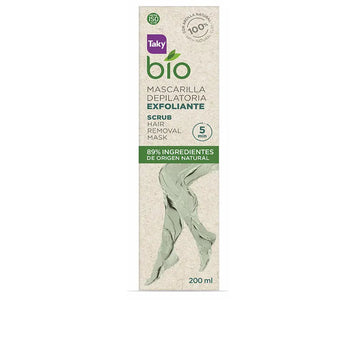 TAKY-MÁSCARA DEPILATÓRIA BIO NATURAL EXFOLIANTE 200 ml-DrShampoo - Perfumaria e Cosmética Imagem principal do produto