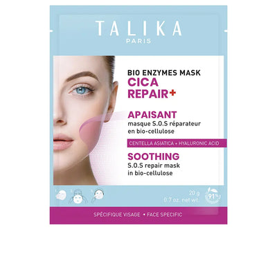 TALIKA-BIO ENZYMES MASK CICA REPAIR+ Máscara reparadora SOS hidratante e calmante 20 gr-DrShampoo - Perfumaria e Cosmética