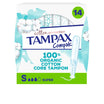 TAMPAX 100% ALGODÃO ORGÂNICO super plug 14 unidades.