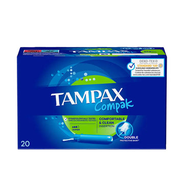 TAMPAX-TAMPAX COMPAK super pad 20u-DrShampoo - Perfumaria e Cosmética Imagem principal do produto