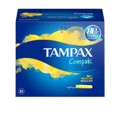 TAMPAX-TAMPAX COMPAK tampão regular 22 unidades-DrShampoo - Perfumaria e Cosmética