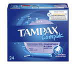 TAMPAX-Tampão TAMPAX COMPAK lite 24 u-DrShampoo - Perfumaria e Cosmética