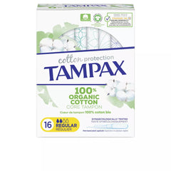TAMPAX-Tampão TAMPAX ORGANIC REGULAR 16 unidades-DrShampoo - Perfumaria e Cosmética