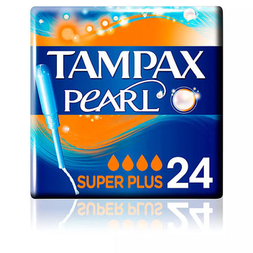 TAMPAX-Tampão TAMPAX PEARL super plus 24 unidades-DrShampoo - Perfumaria e Cosmética Imagem principal do produto
