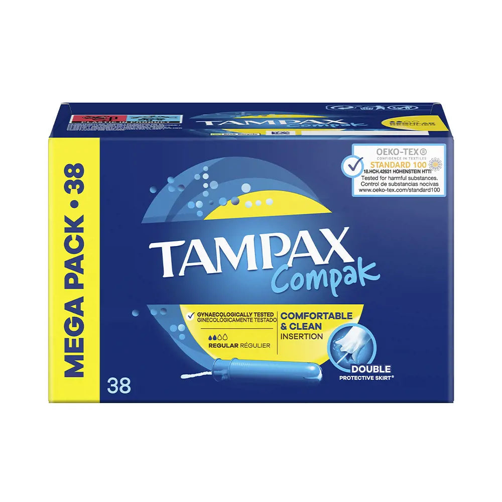 TAMPAX-Tampão normal TAMPAX COMPAK 38 u-DrShampoo - Perfumaria e Cosmética