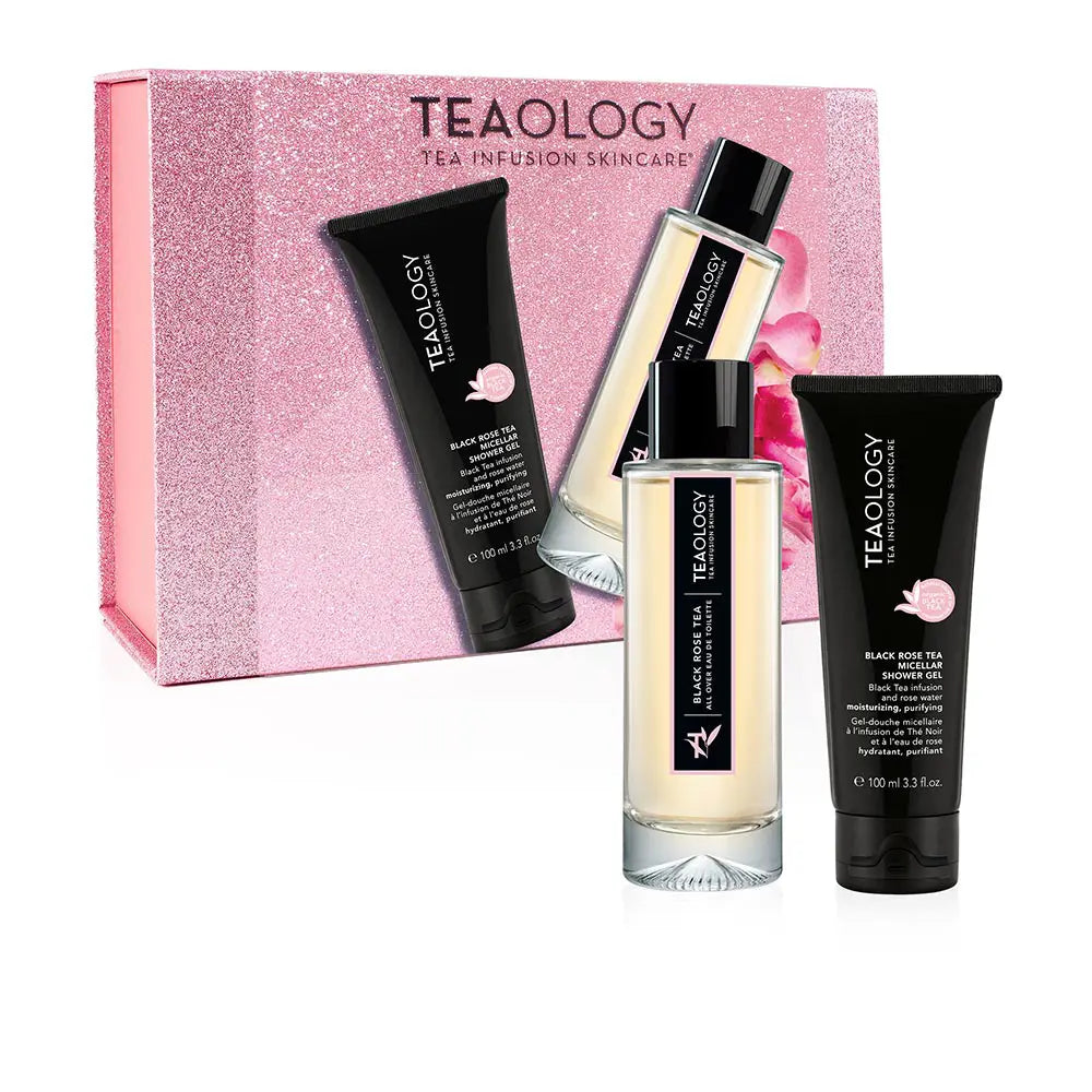 TEAOLOGY-CONJUNTO DE CHÁ ROSA PRETA 2 unid.-DrShampoo - Perfumaria e Cosmética