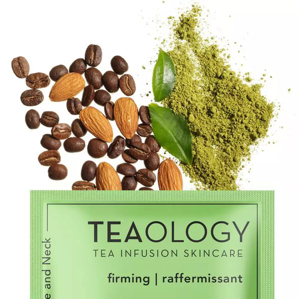 TEAOLOGY-FACE AND NECK matcha tea superfood mask 21 ml-DrShampoo - Perfumaria e Cosmética