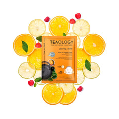 TEAOLOGY-Máscara de vitamina C para rosto e pescoço com chá preto-DrShampoo - Perfumaria e Cosmética