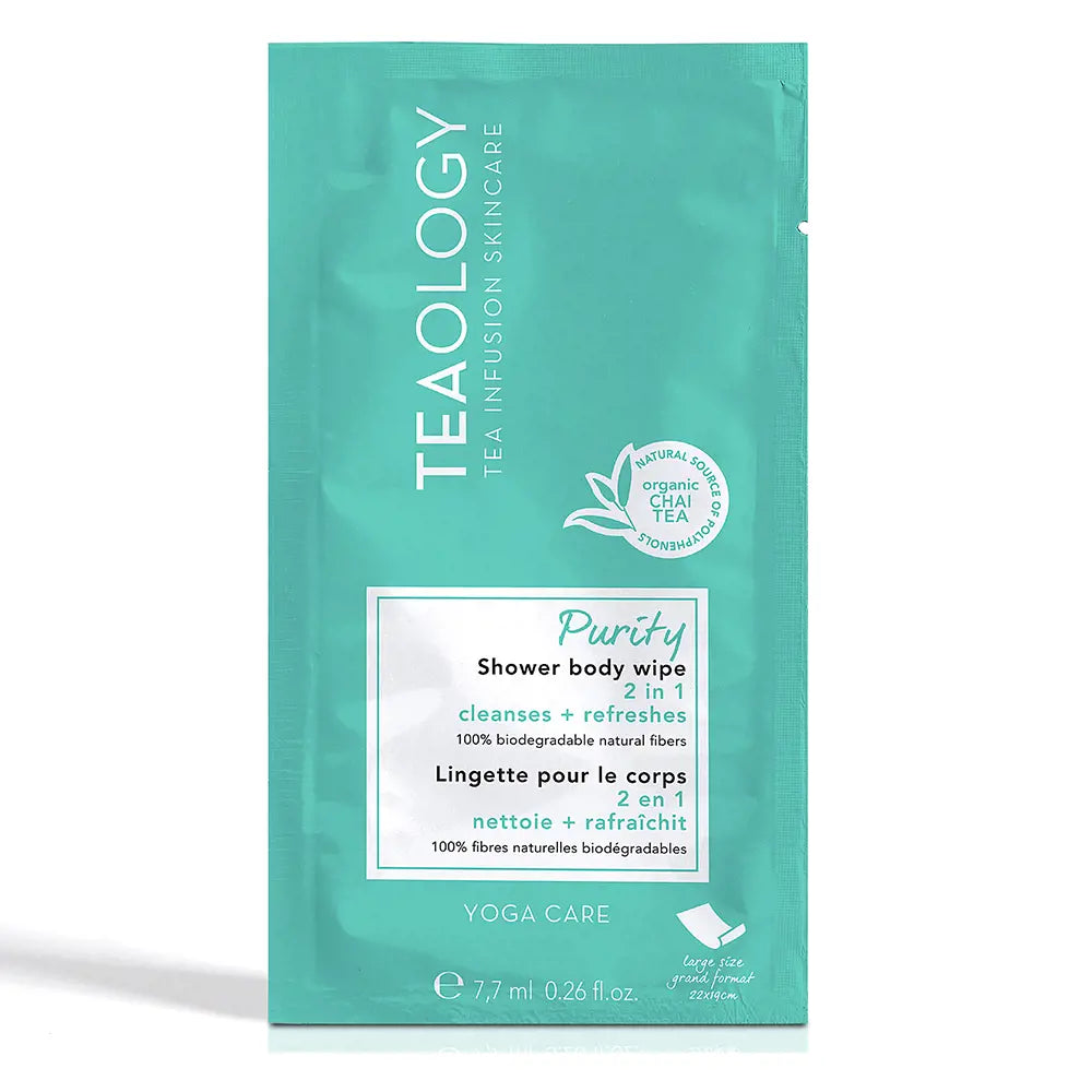 TEAOLOGY-PURITY shower body wipe multipack 7,7 x 10 ml-DrShampoo - Perfumaria e Cosmética