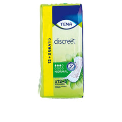 TENA LADY-Compressa para incontinência normal DISCREET 15u-DrShampoo - Perfumaria e Cosmética