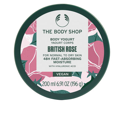 THE BODY SHOP-BRITISH ROSE body yogurt 200 ml-DrShampoo - Perfumaria e Cosmética
