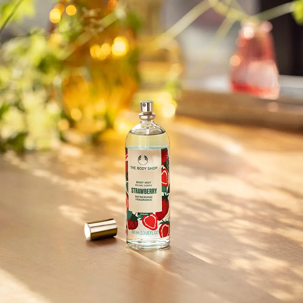 THE BODY SHOP-Bruma corporal de morango 100 ml.-DrShampoo - Perfumaria e Cosmética