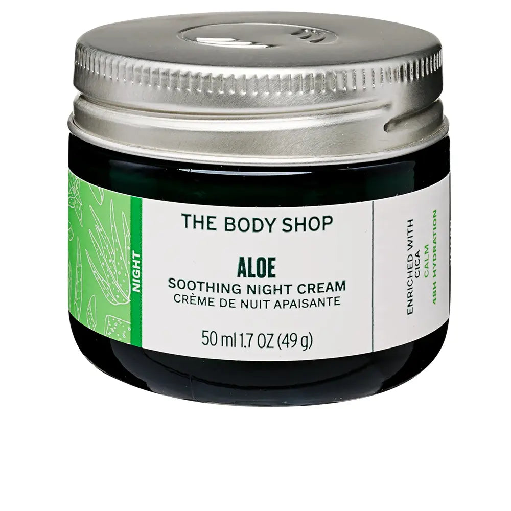 THE BODY SHOP-Creme noturno calmante de ALOE 50 ml.-DrShampoo - Perfumaria e Cosmética