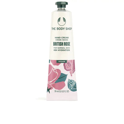 THE BODY SHOP-Creme para as mãos BRITISH ROSE 30 ml-DrShampoo - Perfumaria e Cosmética