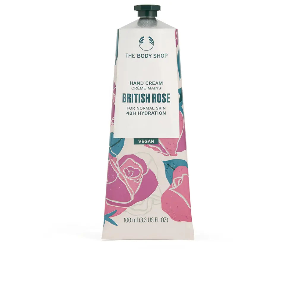 THE BODY SHOP-Creme para mãos BRITISH ROSE 100 ml-DrShampoo - Perfumaria e Cosmética