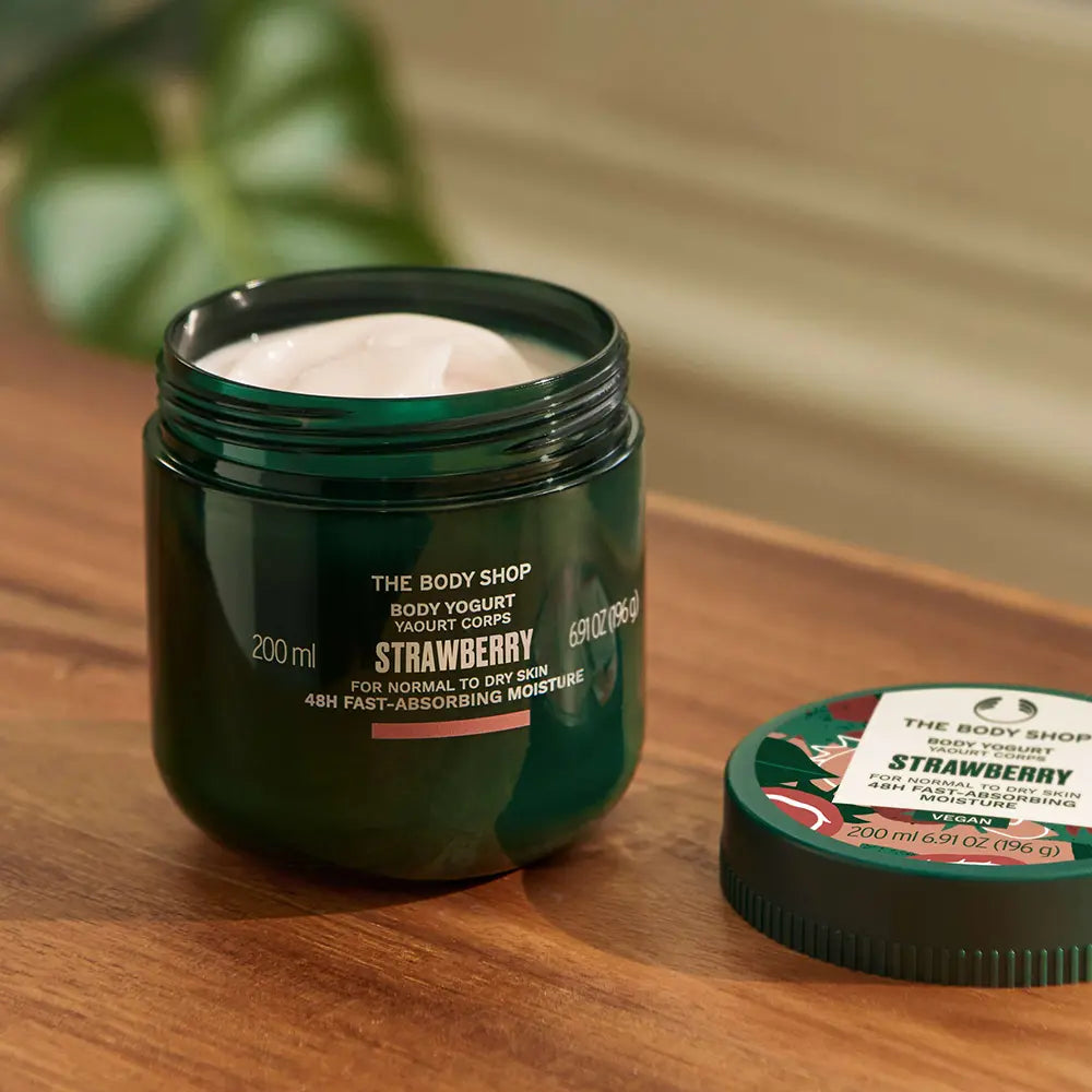 THE BODY SHOP-Iogurte corporal MORANGO 200 ml-DrShampoo - Perfumaria e Cosmética