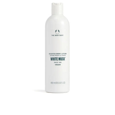 THE BODY SHOP-LOÇÃO CORPORAL WHITE MUSK 400 ml-DrShampoo - Perfumaria e Cosmética
