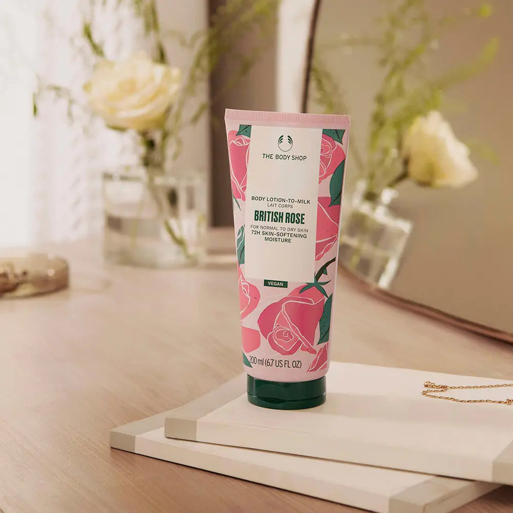 Loção corporal BRITISH ROSE 200 ml