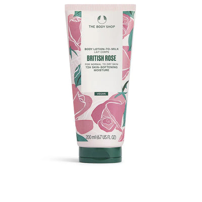THE BODY SHOP-Loção corporal BRITISH ROSE 200 ml-DrShampoo - Perfumaria e Cosmética