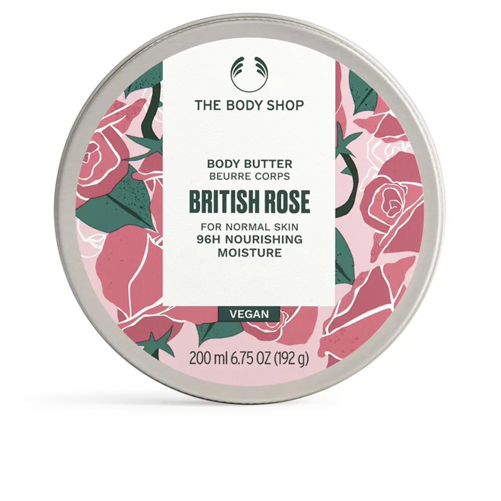 THE BODY SHOP-Manteiga corporal BRITISH ROSE 200 ml-DrShampoo - Perfumaria e Cosmética