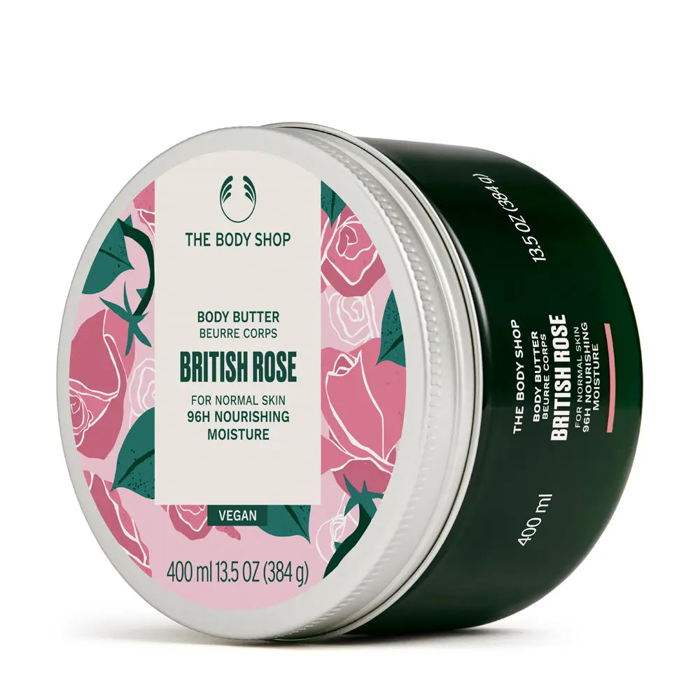 THE BODY SHOP-Manteiga corporal BRITISH ROSE 400 ml-DrShampoo - Perfumaria e Cosmética