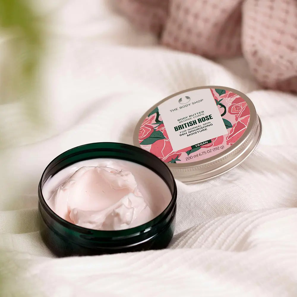 THE BODY SHOP-Manteiga corporal BRITISH ROSE 400 ml-DrShampoo - Perfumaria e Cosmética